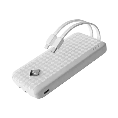 iWalk Scorpion Pro 10000mAh Fast Charge Powerbank White - 6952015431444