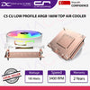 CRYORIG C5 CU Vapor Chamber Low Profile CPU Cooler ARGB 180W Full Copper Fin Stack - 4719692701510
