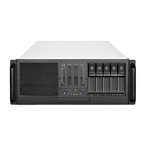 SilverStone RM41-H08 4U Rackmount Server Case support up to SSI-CEB and ATX - SST-RM41-H08