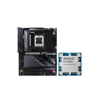 GIGABYTE B850 AORUS ELITE WIFI7 Motherboard with AMD Ryzen 7 9800X3D Processor - 4719331866105+100-000001084
