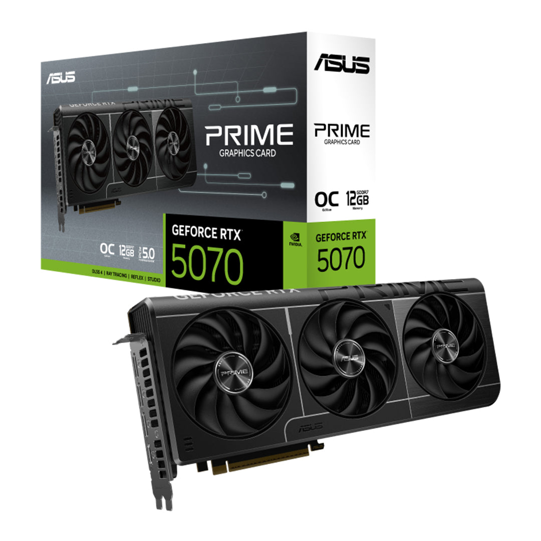 ASUS PRIME GEFORCE RTX5070 O12G TRIPLE FAN OC GDDR7 - 4711387837825