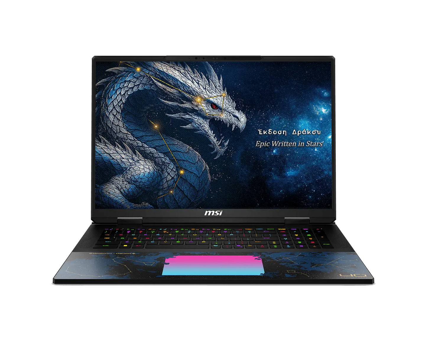 MSI Titan 18 HX Dragon Edition Draco Epic A2WJ-1247SG (IntelCore Ultra 9 290HX Plus,96GB(48GB*2)RAM,4TB SSD,GeForce RTX 5090 Laptop,GDDR7 24GB,WIN11 PRO)- 9S7-1824D6-1247