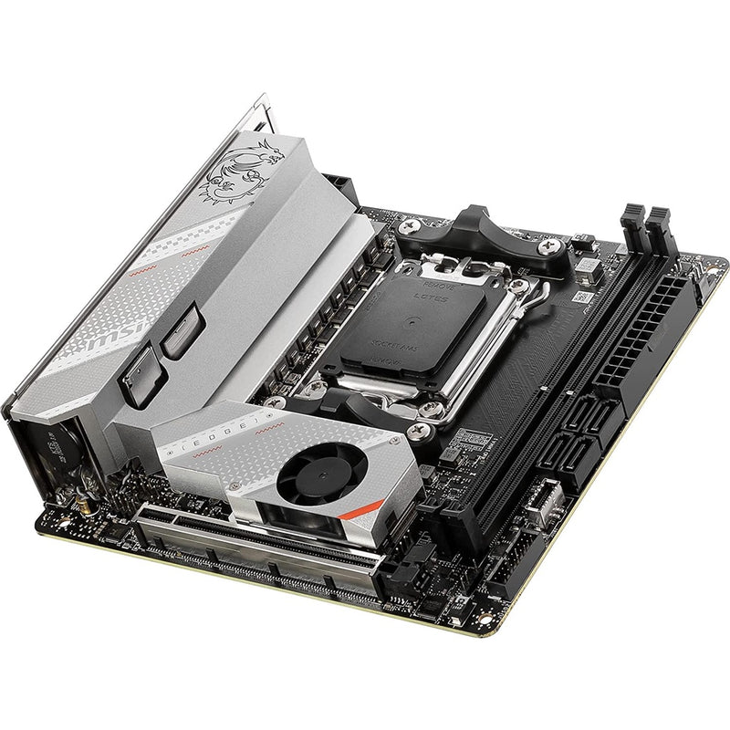 MSI MPG B650I EDGE WIFI DDR5 Wi-Fi 6E Mini-ITX AM5 B650 Motherboard(3YRS) - 4711377010146