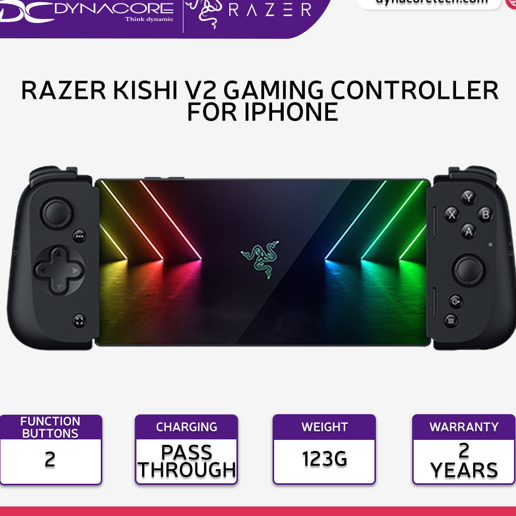 Razer Kishi V2 Universal Mobile Gaming Controller for iPhone - RZ06-04190100-R3M1 - 8886419351092