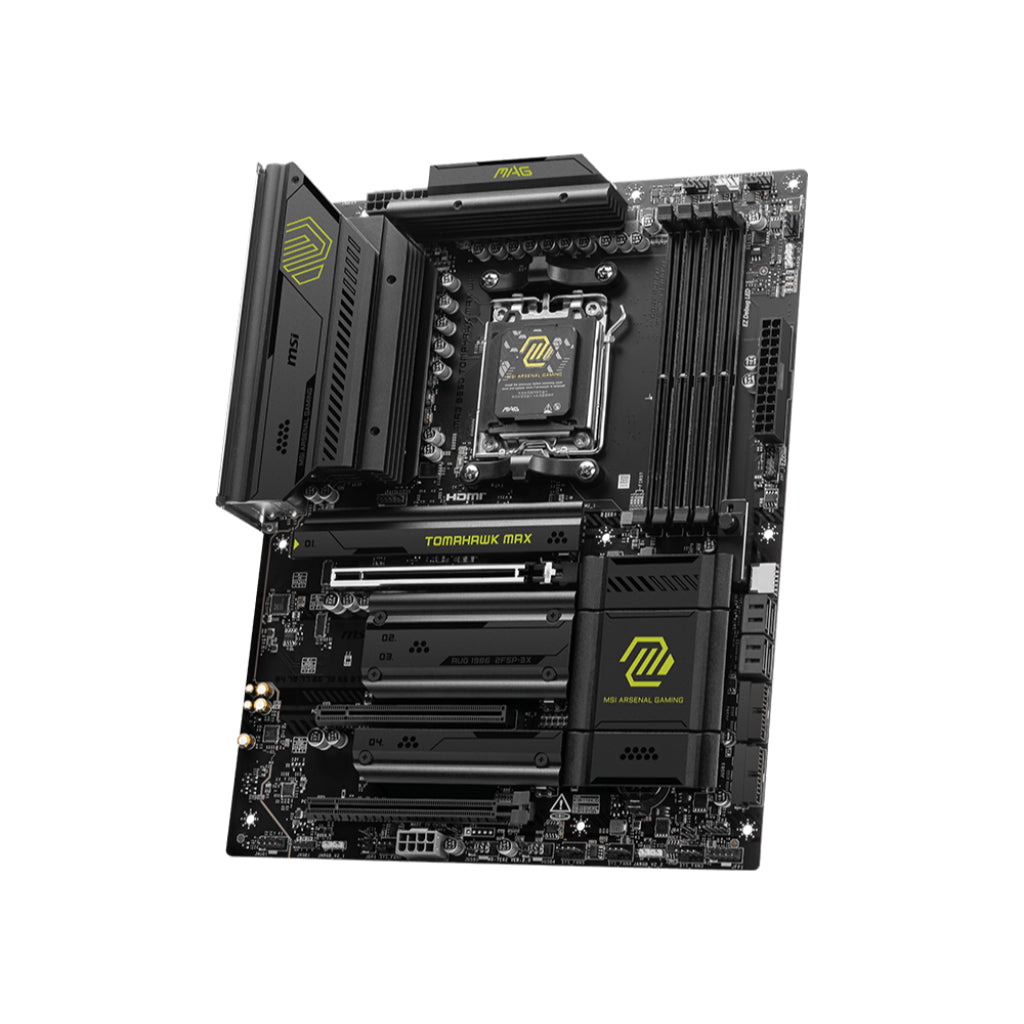 MSI MAG B850 TOMAHAWK MAX WIFI AM5 ATX MOTHERBOARD(3YRS) - 4711377290623