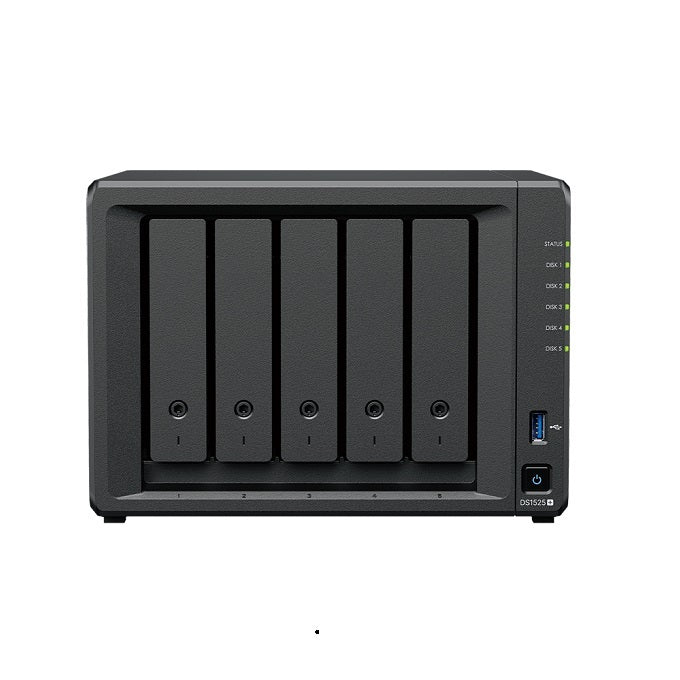 SYNOLOGY DS1525+ RYZEN V1500B 4C 8GB 5-BAY NAS STORAGE(3YRS CARRY-IN) - 4711174726011