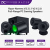 Razer Nommo V2 2.1 / V2 X 2.0 Full-Range PC Gaming Speakers - 8887910060292,8887910060469