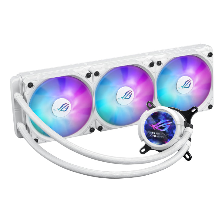 ASUS ROG STRIX LC III 360 ARGB LCD BLACK/WHITE CPU COOLER(6Y) - 197105579675,197105579699