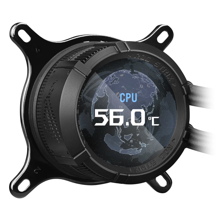 ASUS ROG STRIX LC III 360 ARGB LCD BLACK/WHITE CPU COOLER(6Y) - 197105579675,197105579699