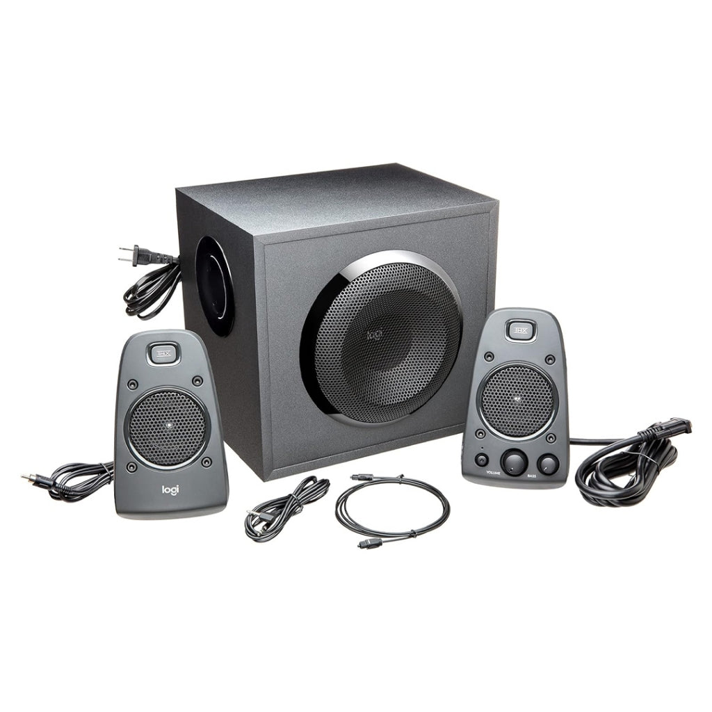 Logitech Z625 Speaker System With Subwoofer And Optical Input (1 Year Local Warranty) - 097855134158
