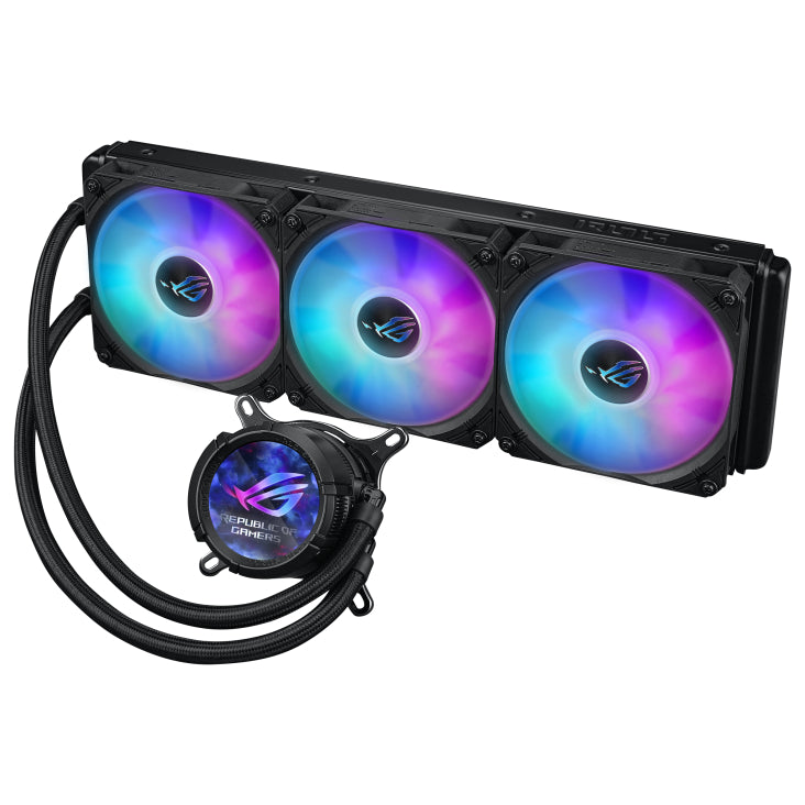 ASUS ROG STRIX LC III 360 ARGB LCD BLACK/WHITE CPU COOLER(6Y) - 197105579675,197105579699