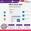 MICROSOFT OFFICE HOME 2024 1PC/M@C MEDIALESS Word, Excel, PowerPoint (NO WARRANTY/NO EXCHANGE) - 196388411870