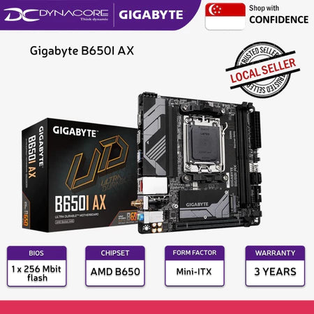 Gigabyte B650I AX AMD AM5 ITX Motherboard - 4719331859190