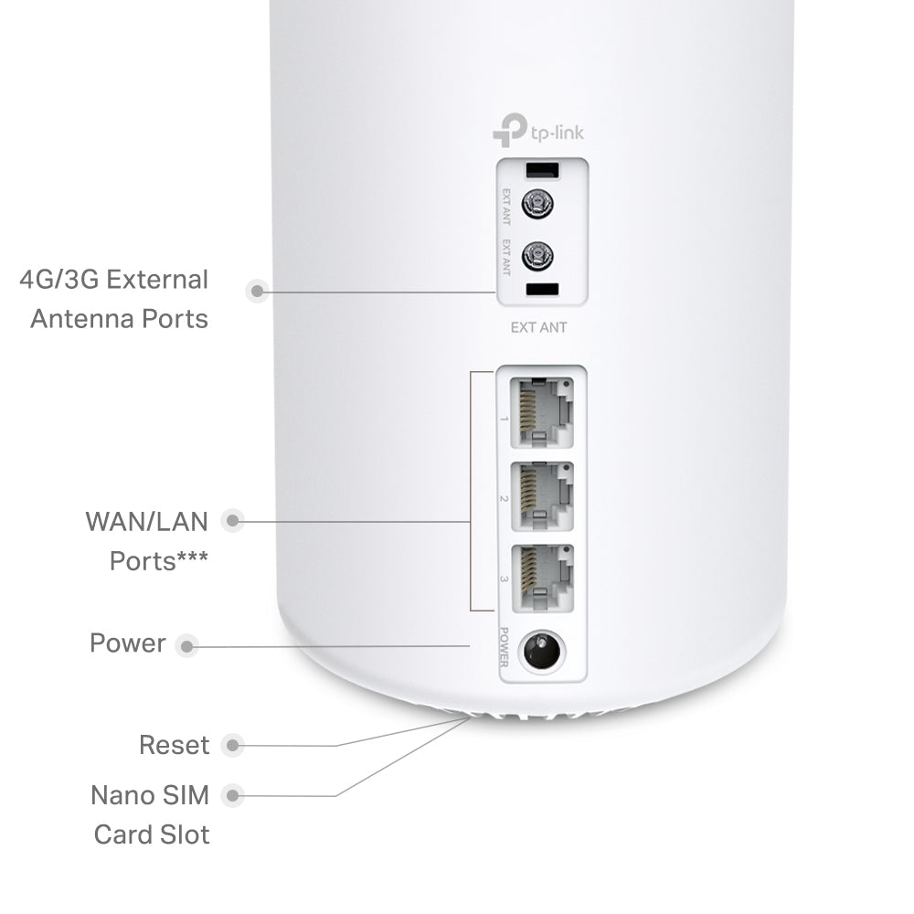 TP-LINK DECO X10-4G 4G+ (1-PACK) AX1500 WHOLE HOME MESH WIFI 6 - 4895252504248