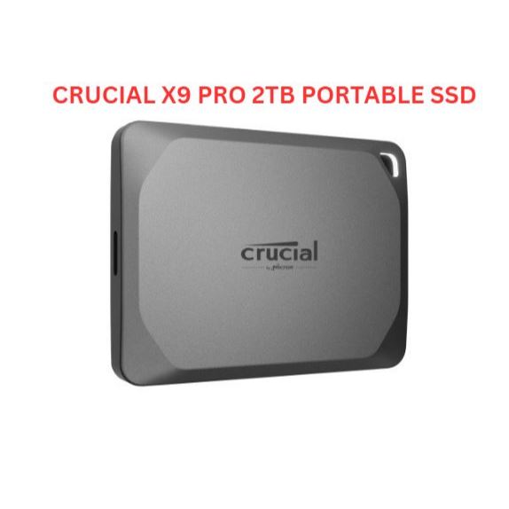 CRUCIAL X9 2TB 1050MB/s TYPE-C PORTABLE SSD(3YRS) - 649528939357