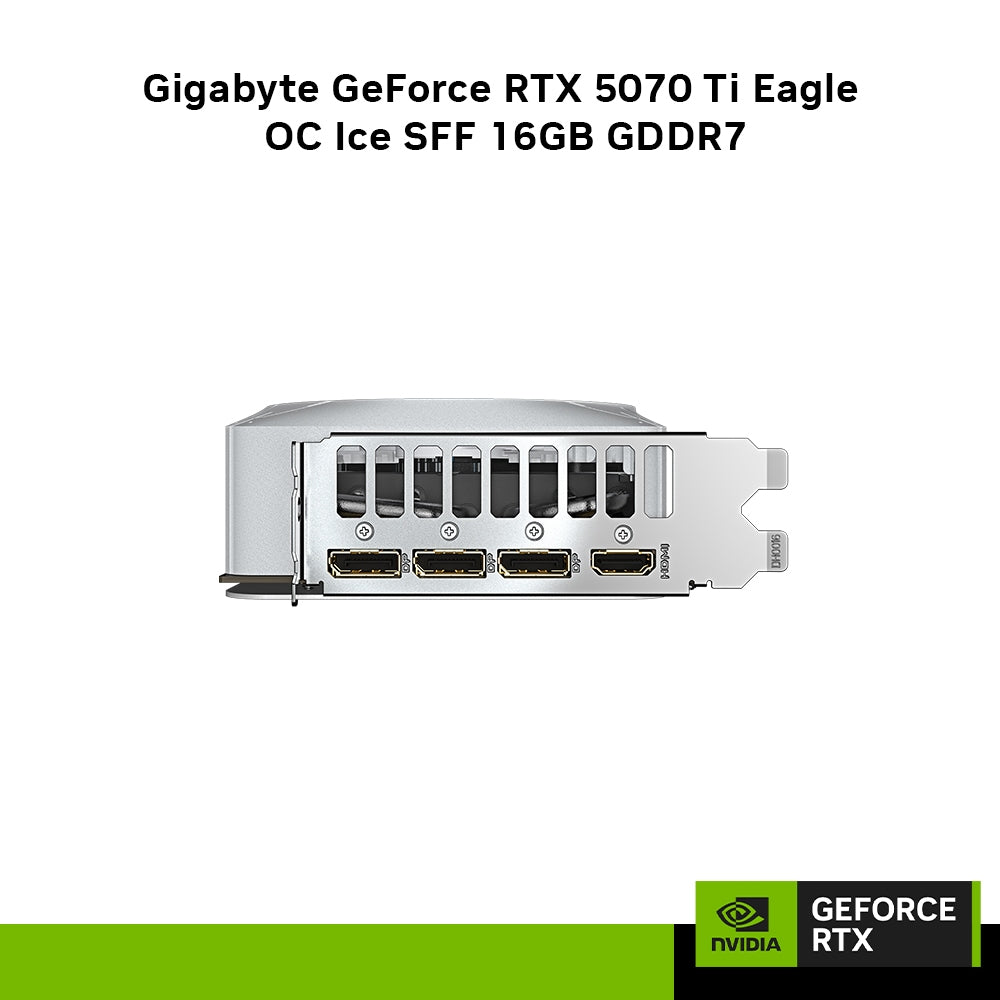 GIGABYTE GEFORCE RTX5070Ti EAGLE OC ICE SFF 16GB TRIPLE FAN GDDR7(3YRS) - 4719331355869