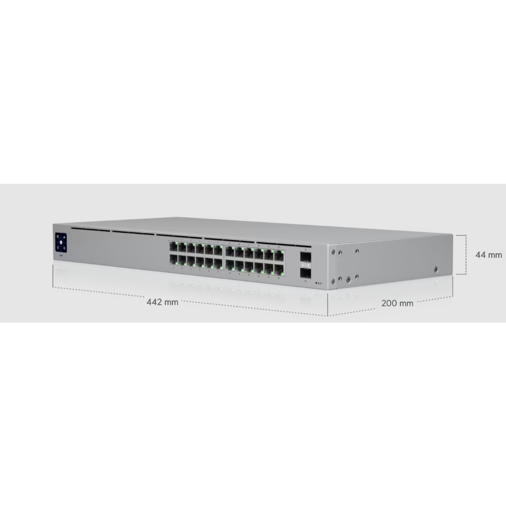 UBIQUITI UNIFI USW-24 24-PORT GIGABIT SWITCH (L2) WITH SFP (1YR) - 810010071385