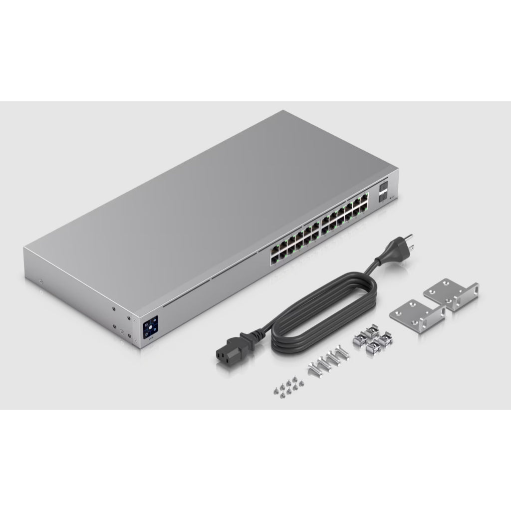 UBIQUITI UNIFI USW-24 24-PORT GIGABIT SWITCH (L2) WITH SFP (1YR) - 810010071385