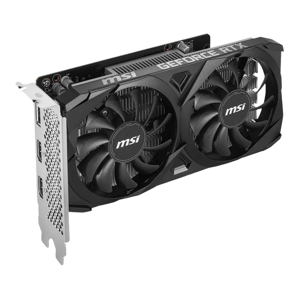 MSI GEFORCE RTX3050 VENTUS 2X E 6GB OC TWIN FAN GDDR6 GPU(3YRS) - 4711377265591