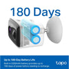 TP-Link Tapo TC80 1080P/2MP Smart Wire-Free Outdoor Security Camera, Night Vision and 2-Way Audio - 1210002609937