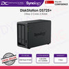 Synology DiskStation DS725+ 2-Bay NAS Enclosure 2.5GbE & 4K Video Support - Without HDD - 4711174726035