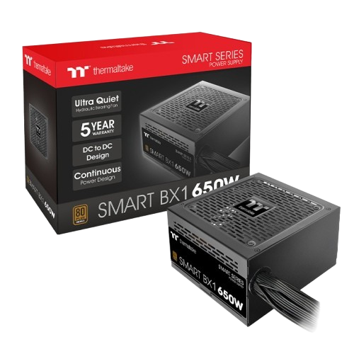 Thermaltake Smart BX1 650W 80 Plus (DC to DC Version) Power Supply Unit - PS-SPD-0650NNFABK-4