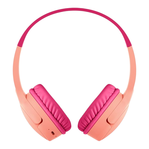 Belkin SoundForm Mini Wireless On-Ear Headphones for Kids - Pink - 745883879557