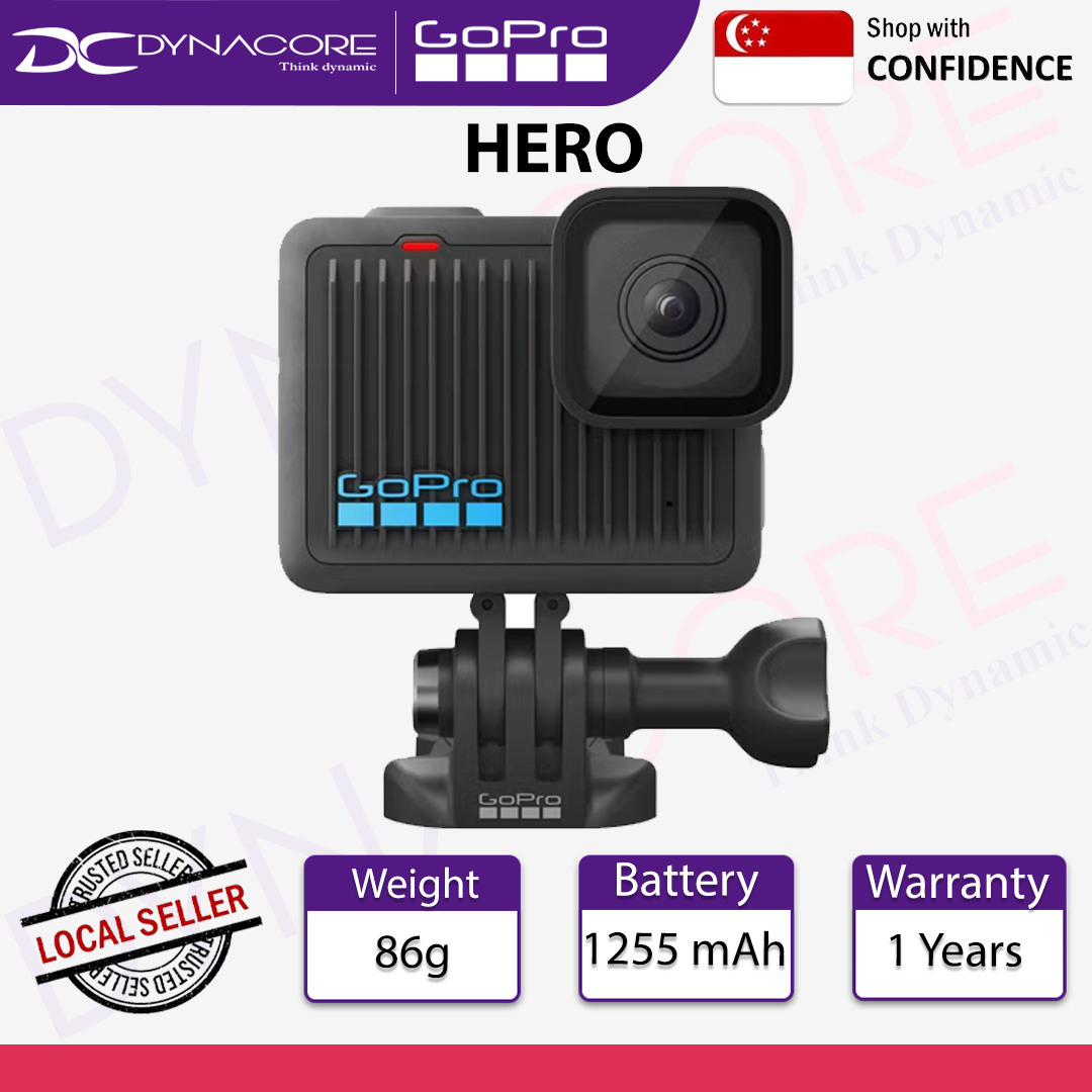 GOPRO HERO Compact Action Camera - CHDHF-131-AS - 810116381876