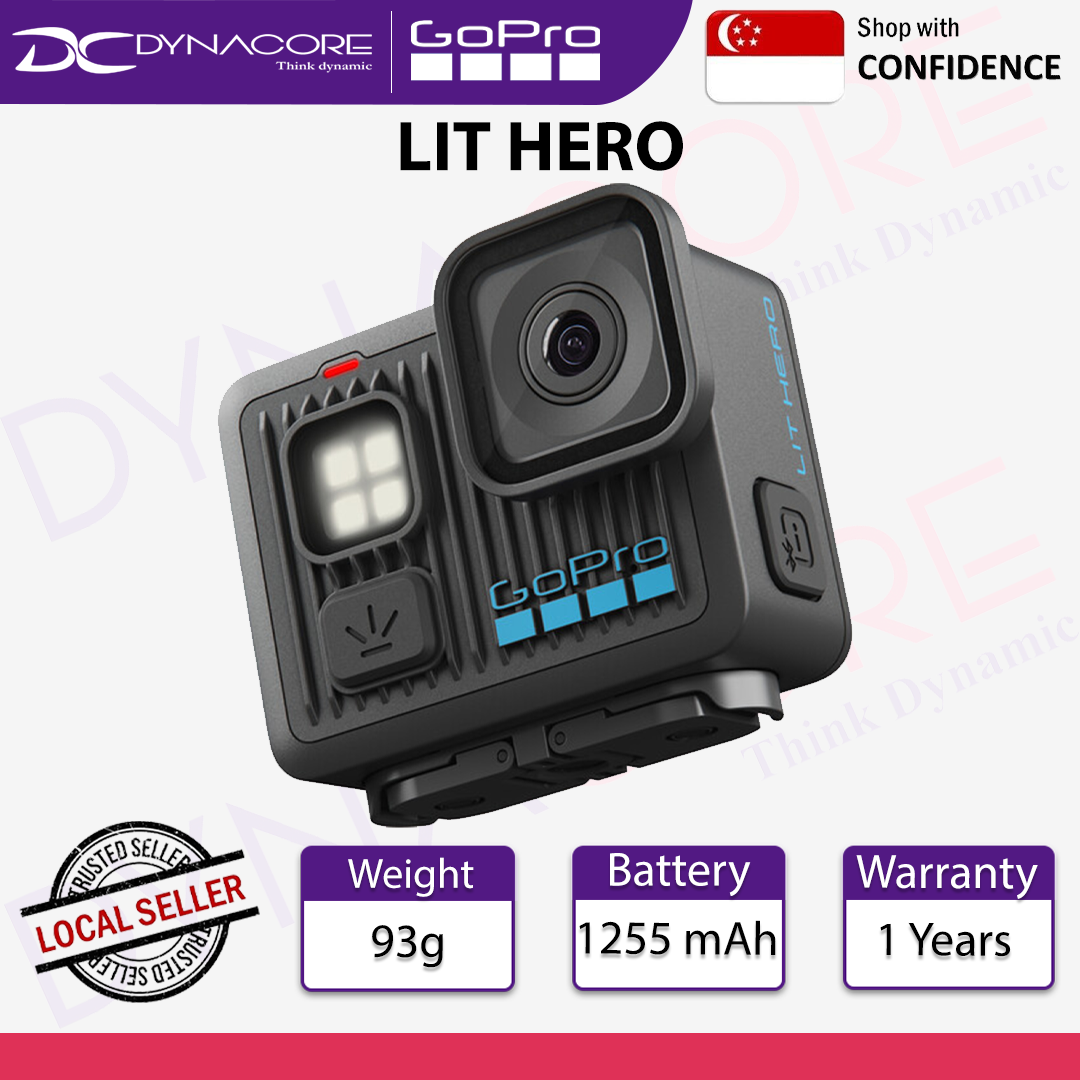 GOPRO LIT HERO Compact Action Camera - CHDHF-132-AS - 810116384143