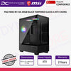 MSI PAG PANO M110A Mid-Tower Gaming PC Case  Micro-ATX Motherboard Support - Black - MSIPANOM110ABLK