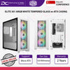 Cooler Master Elite 301 White ARGB Tempered Glass mATX Casing - CMELITE301WHTARGB
