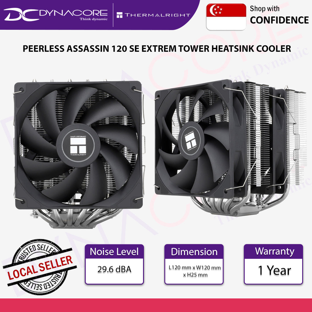 Thermalright Peerless Assassin 120 SE Extrem Dual Tower CPU Cooler - 814256022019