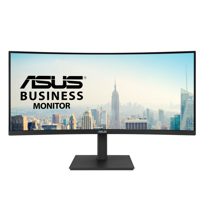 ASUS VA34VCPSR Docking Monitor – 34 inch, WQHD (3440x1440), 1500R Curvature, Frameless, USB-C PD 96W - ASUSVA34VCPSR