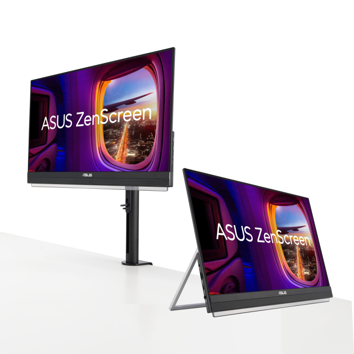 ASUS ZenScreen MB229CF portable monitor – 22-inch (21.5 viewable) FHD (1920 x 1080), IPS technology, 100Hz, USB-C® PD 60W, speakers - ASUSMB229CF