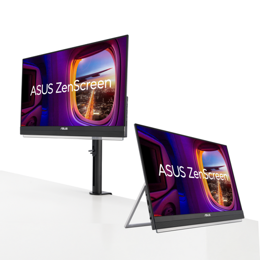 ASUS ZenScreen MB229CF portable monitor – 22-inch (21.5 viewable) FHD (1920 x 1080), IPS technology, 100Hz, USB-C® PD 60W, speakers - ASUSMB229CF