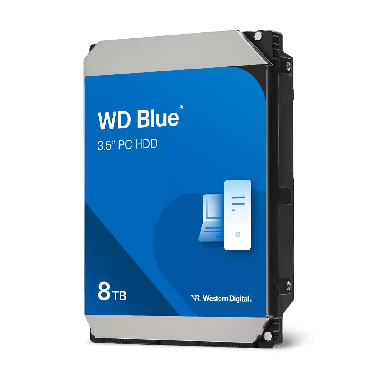 WD Blue 3.5" 8TB PC Desktop HDD 256MB 5640RPM SATA - WD80EAAZ