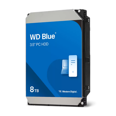 WD Blue 3.5" 8TB PC Desktop HDD 256MB 5640RPM SATA - WD80EAAZ