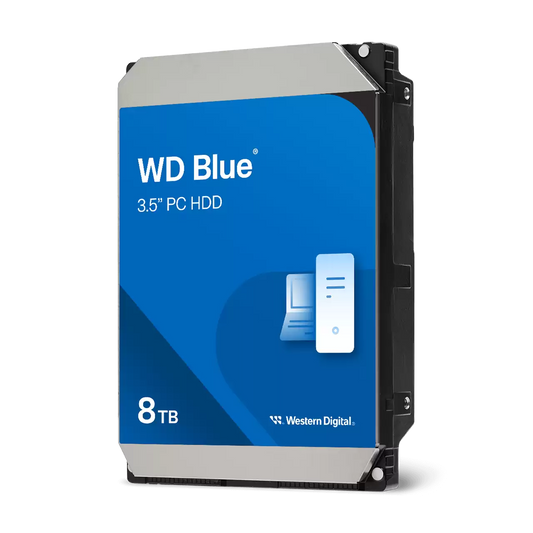 WD Blue 3.5" 8TB PC Desktop HDD 256MB 5640RPM SATA - WD80EAAZ