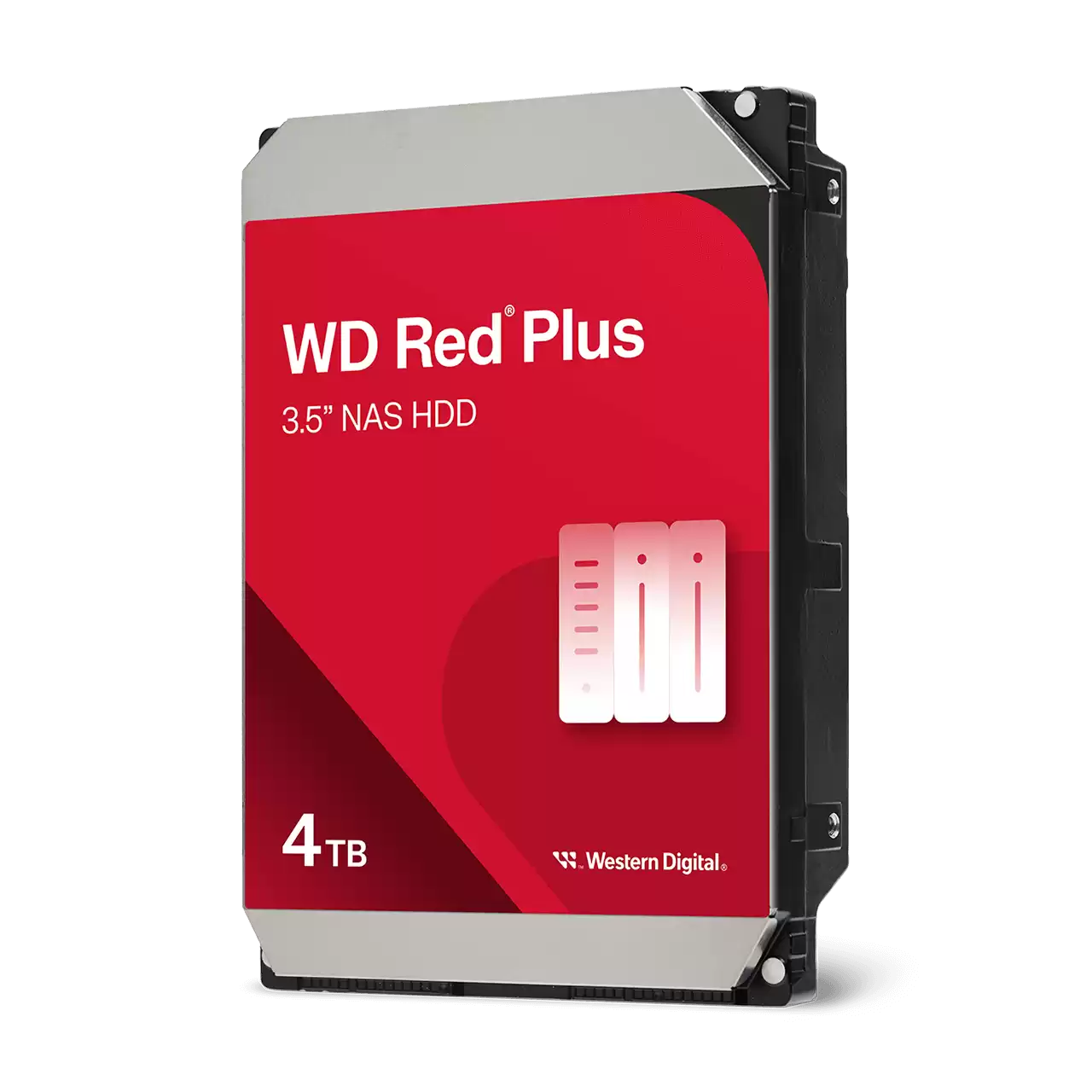 WD RED PLUS 3.5" 4TB NAS HDD 128MB 5400RPM SATA - WD40EFZZ