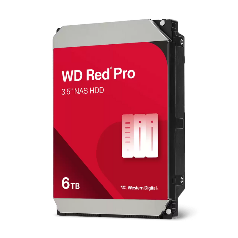 WD Red Pro 3.5" 6TB NAS HDD 256MB 7200RPM SATA - WD6005FFBX