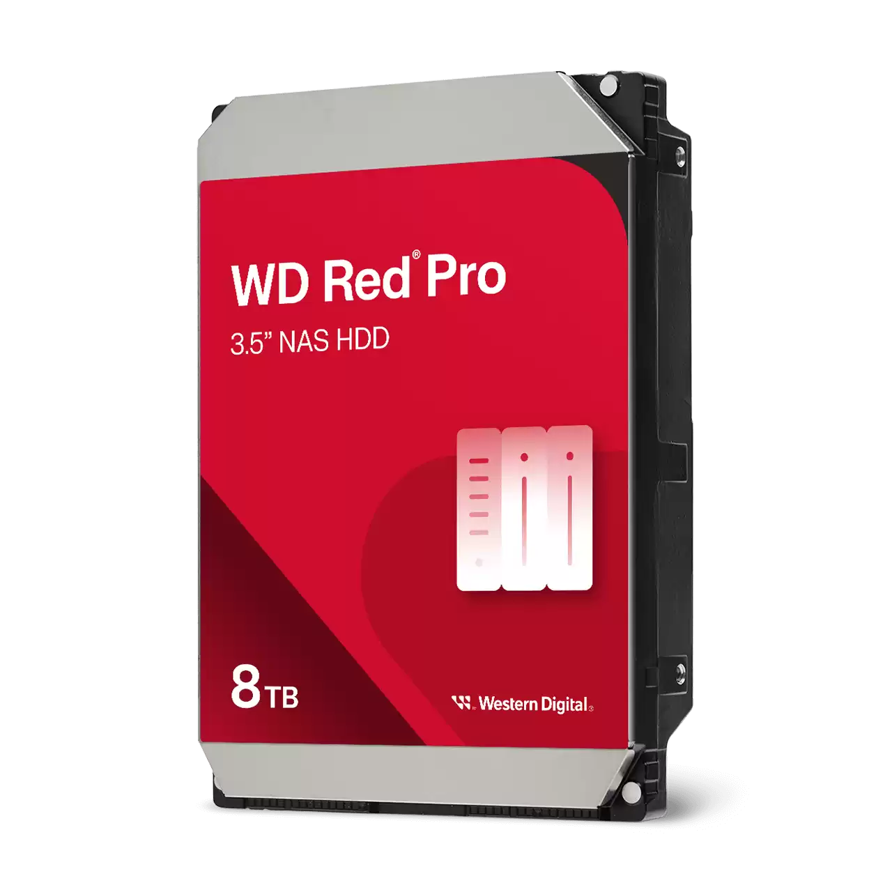 WD Red Pro 3.5" 8TB NAS HDD 256MB 7200RPM SATA - WD8005FFBX