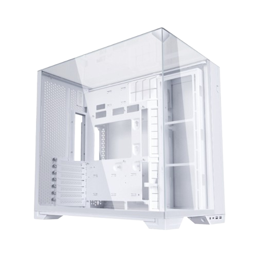 Lian Li O11 Vision Compact BLACK/WHITE Tempered Glass ATX PC Case