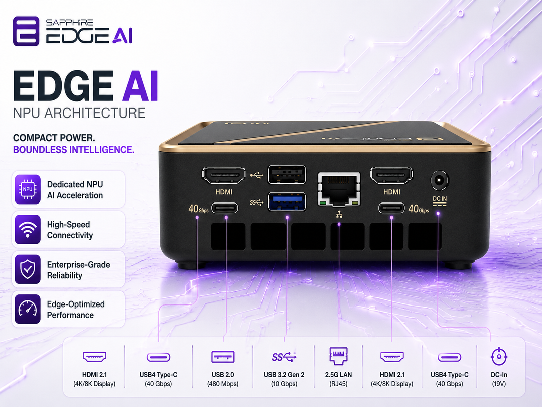 Sapphire Edge rear port layout